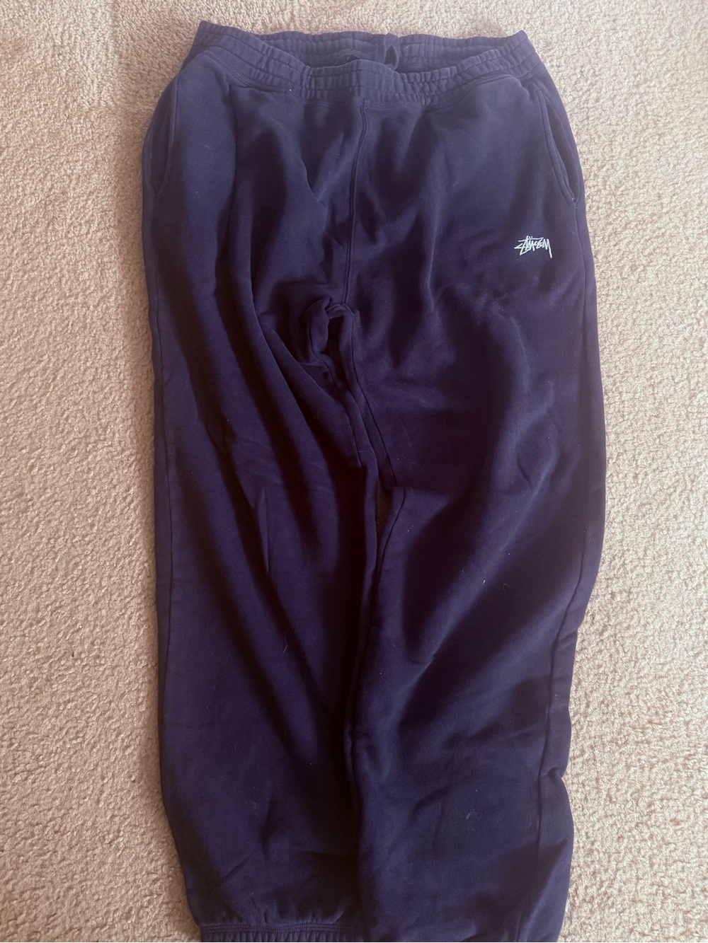 Stussy Navy Blue Sweatpants -  XL